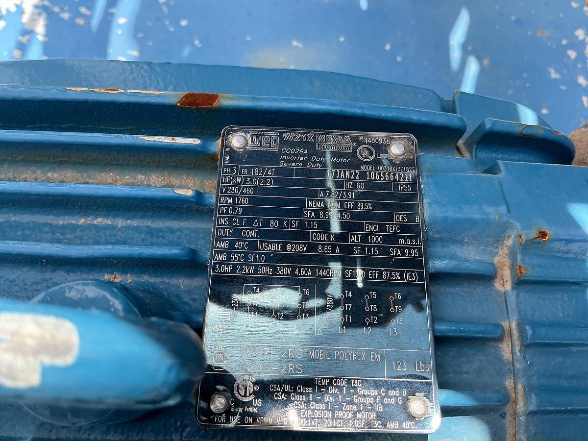 Used Welded Steel Fuel Tank on Skids