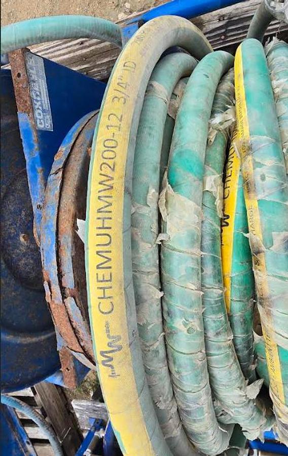 Used 3/4" Hydraulic Hose on Reel