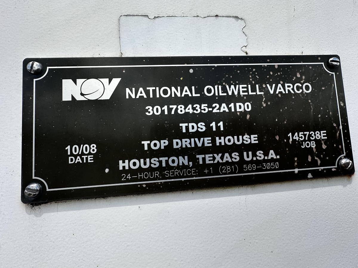 Used NOV TDS11 AC Top Drive House