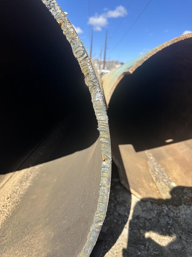 Used STEEL PIPE 36 Inch, 1/2 inch wall