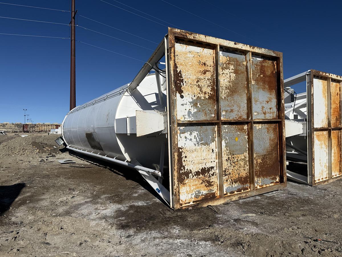 Used Besser 250 Ton Sand Silo