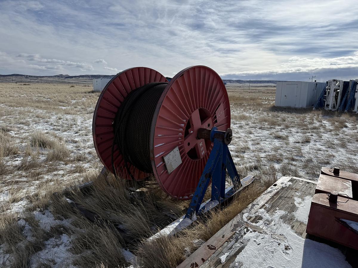 Used Drill Line Spool and Cable Rig #235 