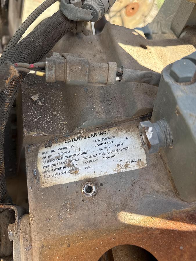 Used CAT 3512LE NATURAL GAS