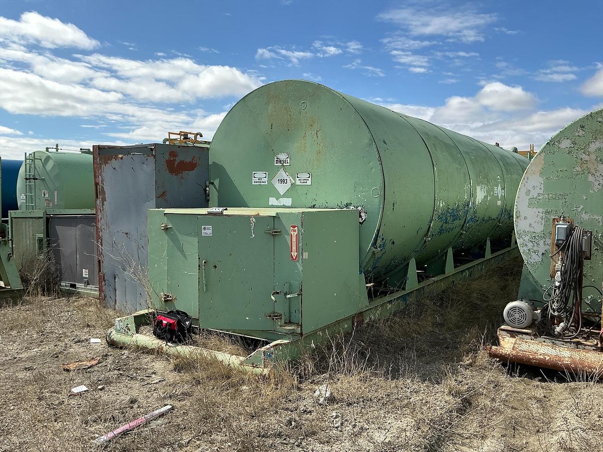 Used Welded Steel 22,000 Gallon Diesel Fuel Tank