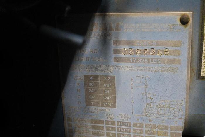 Used Gradall 534C-6 Telehandler