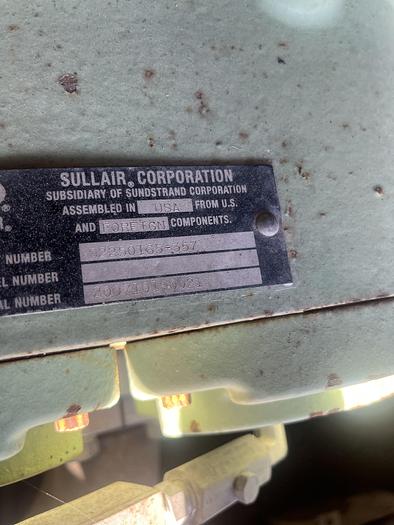 Used 2007 Sullair 750 CFM Air Compressor