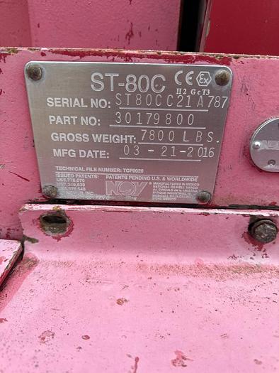 Used 2016 NOV ST80-C Iron Roughneck