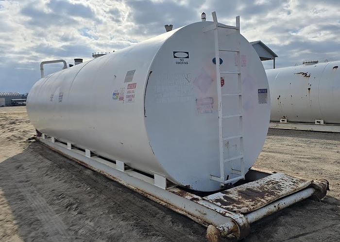 Used 12,000 Gallon Skidded Fuel Tank