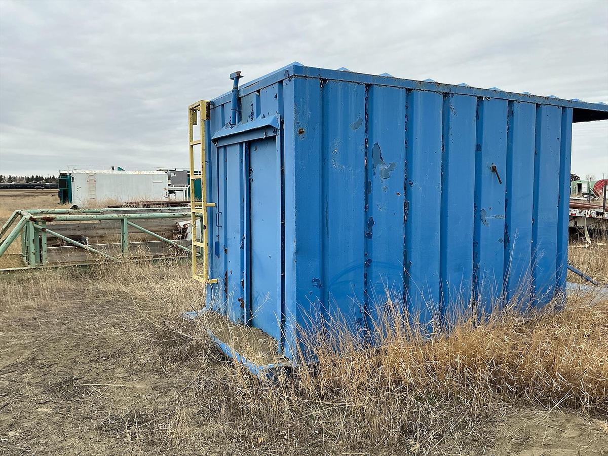 Used Welded Steel Shed