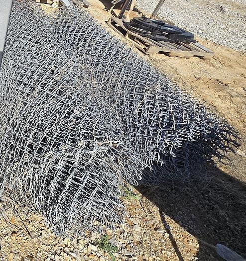 Used 2 Rolls of 6ft Tall Chain Link Fence