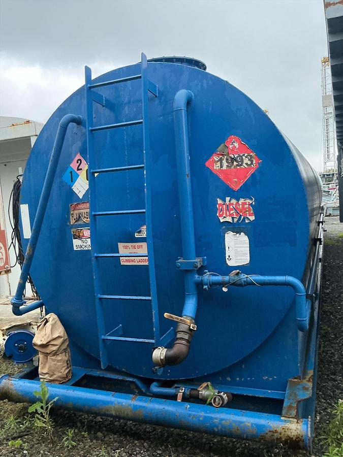 Used Fuel Tank, Welded Steel, H&P 