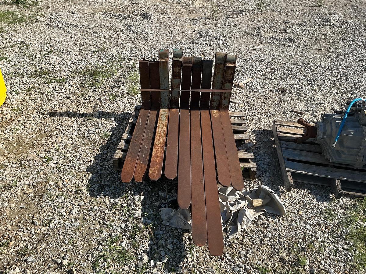 Used Forklift Tines, Variety, 4 Pairs