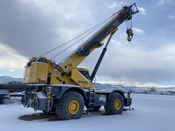 Used 2011 Grove RT890E Rough Terrain Crane