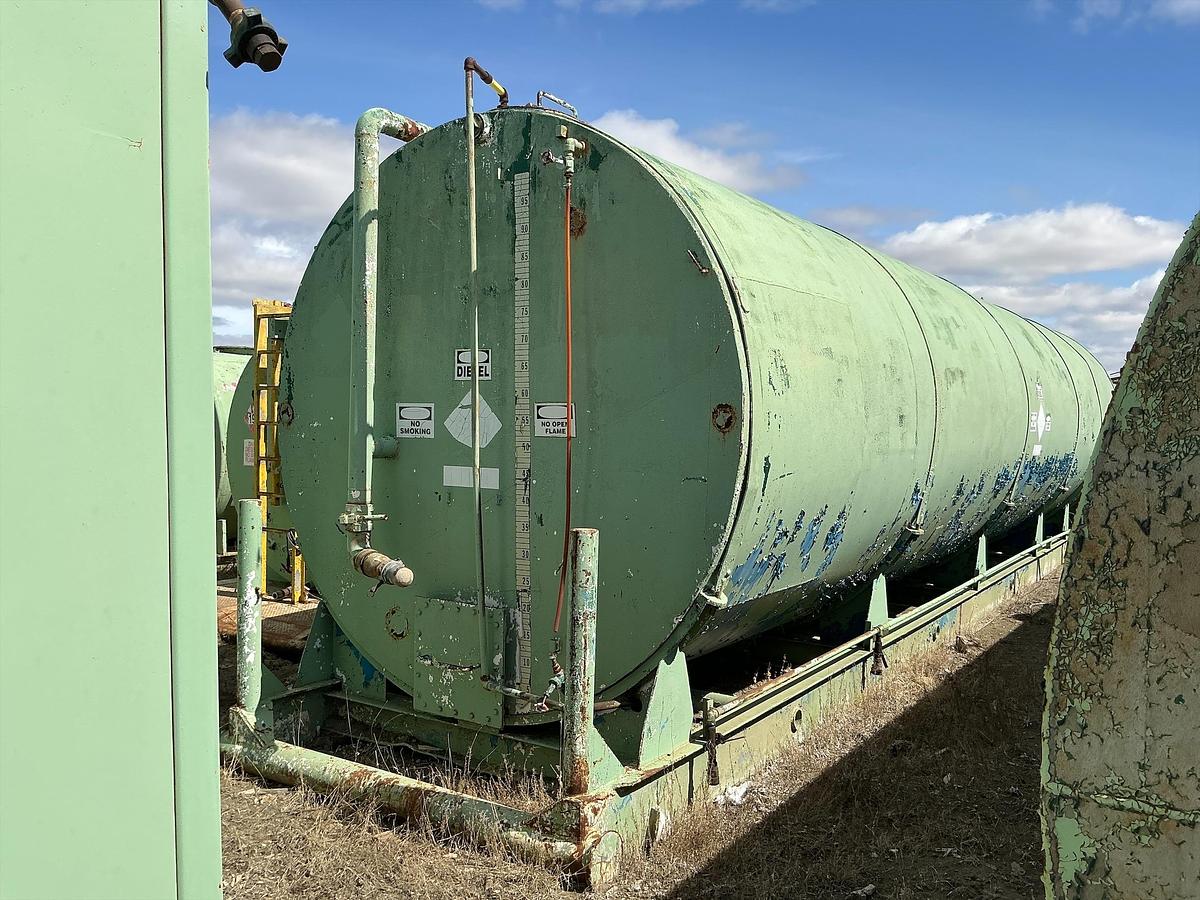 Used Welded Steel 22,000 Gallon Diesel Fuel Tank
