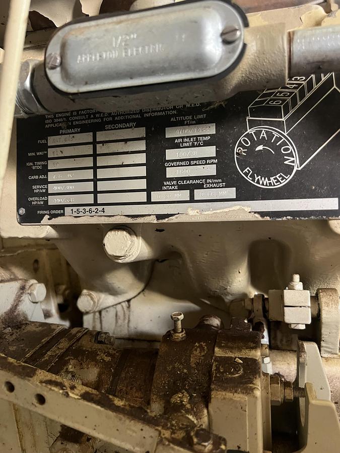 Used WAUKESHA H24 NATURAL GAS ENGINE Frick TDSH233XL