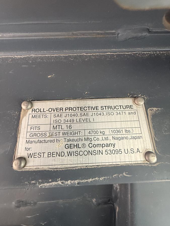 Used 2004 Mustang MTL 16 Skid Steer