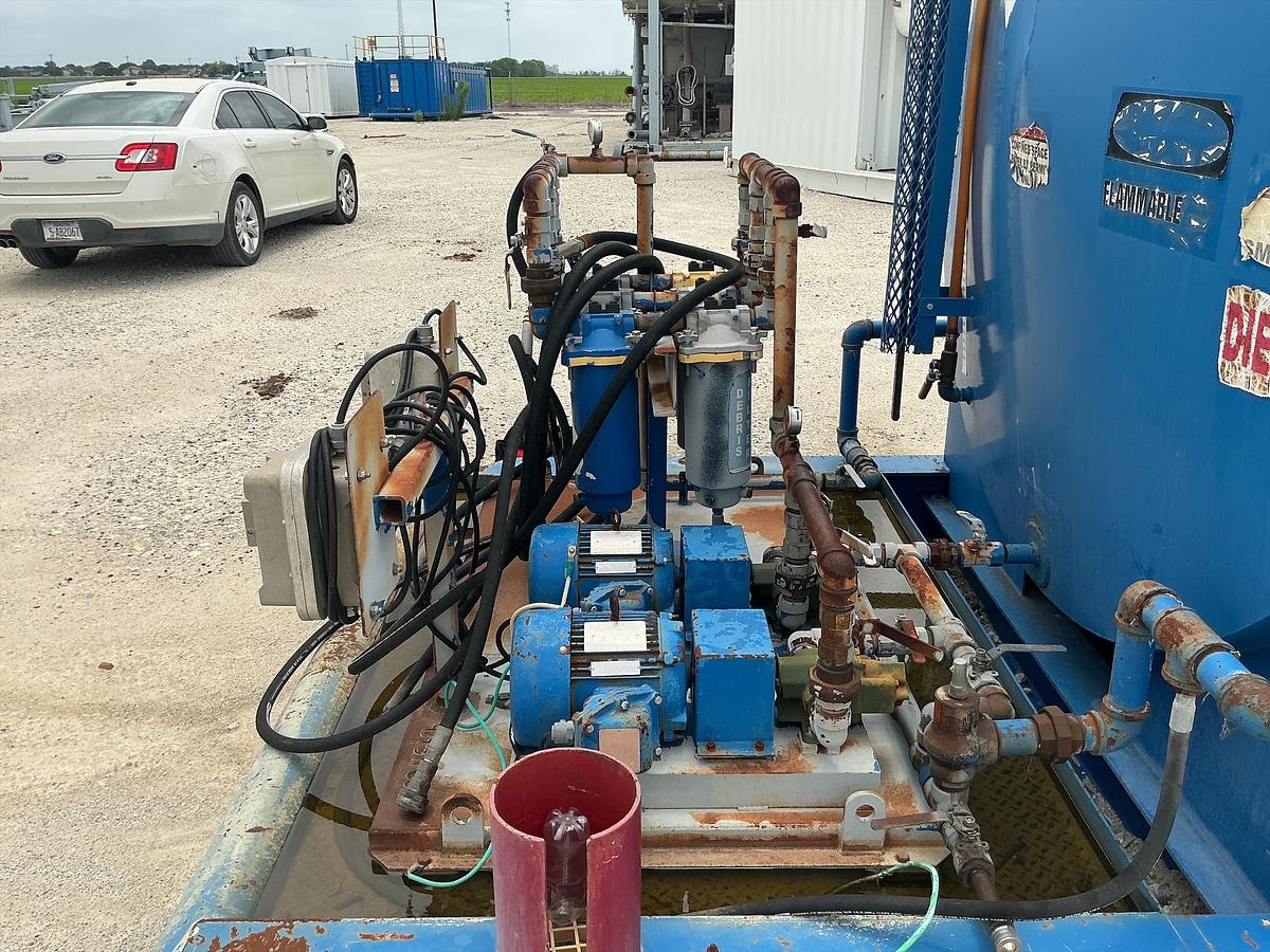 Used 15,000 Gallon Skidded Diesel Fuel Tank