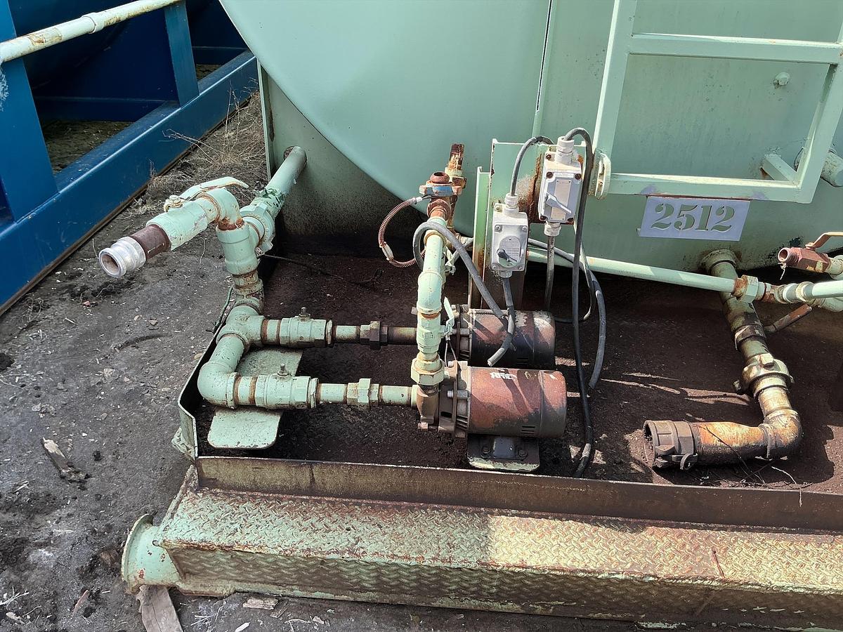 Used Welded Steel 15,000 Gallon Diesel Fuel Tank