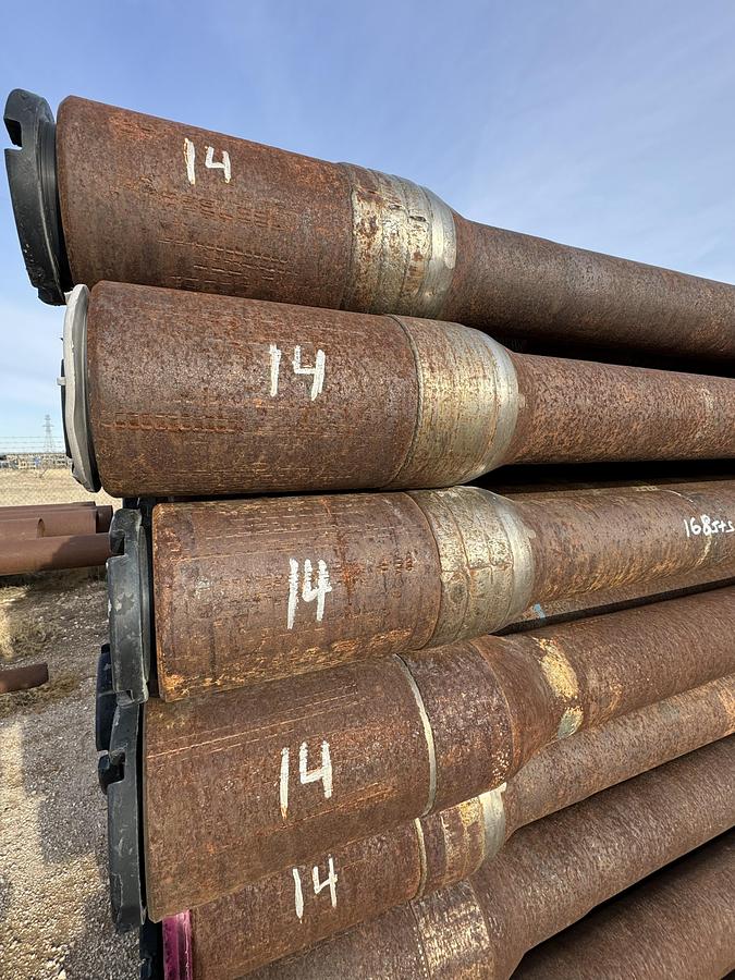Used Drill Pipe 4-1/2 in - X-95 - Rack 25