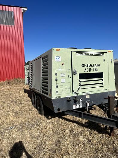 Used 2007 Sullair 750 CFM Air Compressor