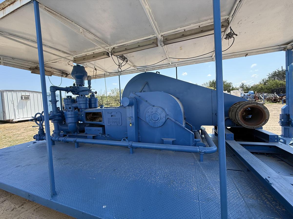 Used National K-500A Duplex Mud Pump