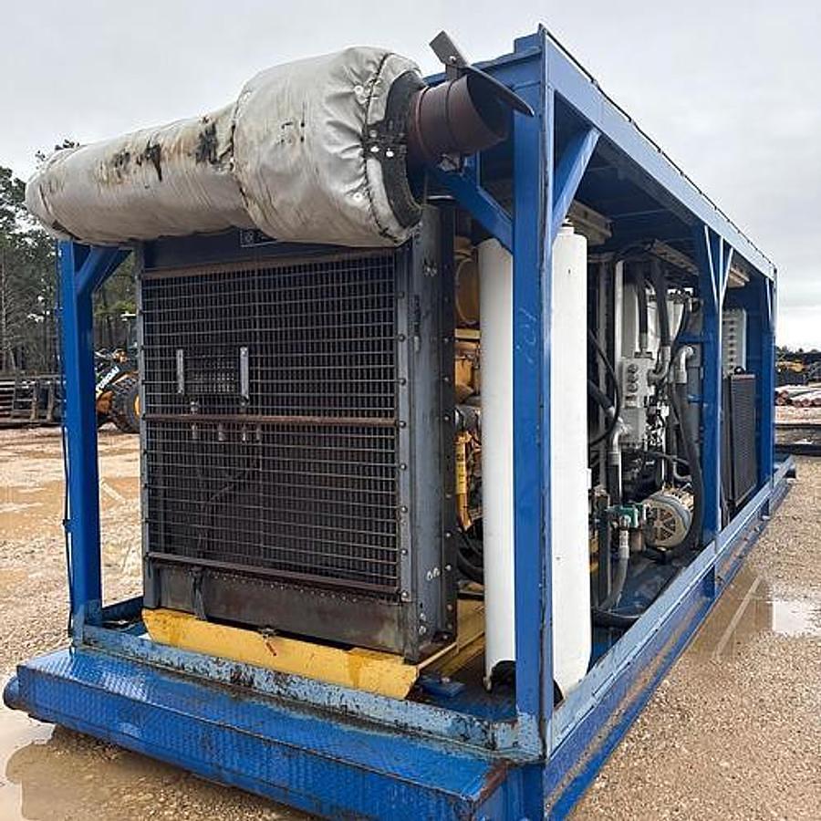 Used CATERPILLAR C18 Diesel Engine, FDS Hydraulic Power Unit