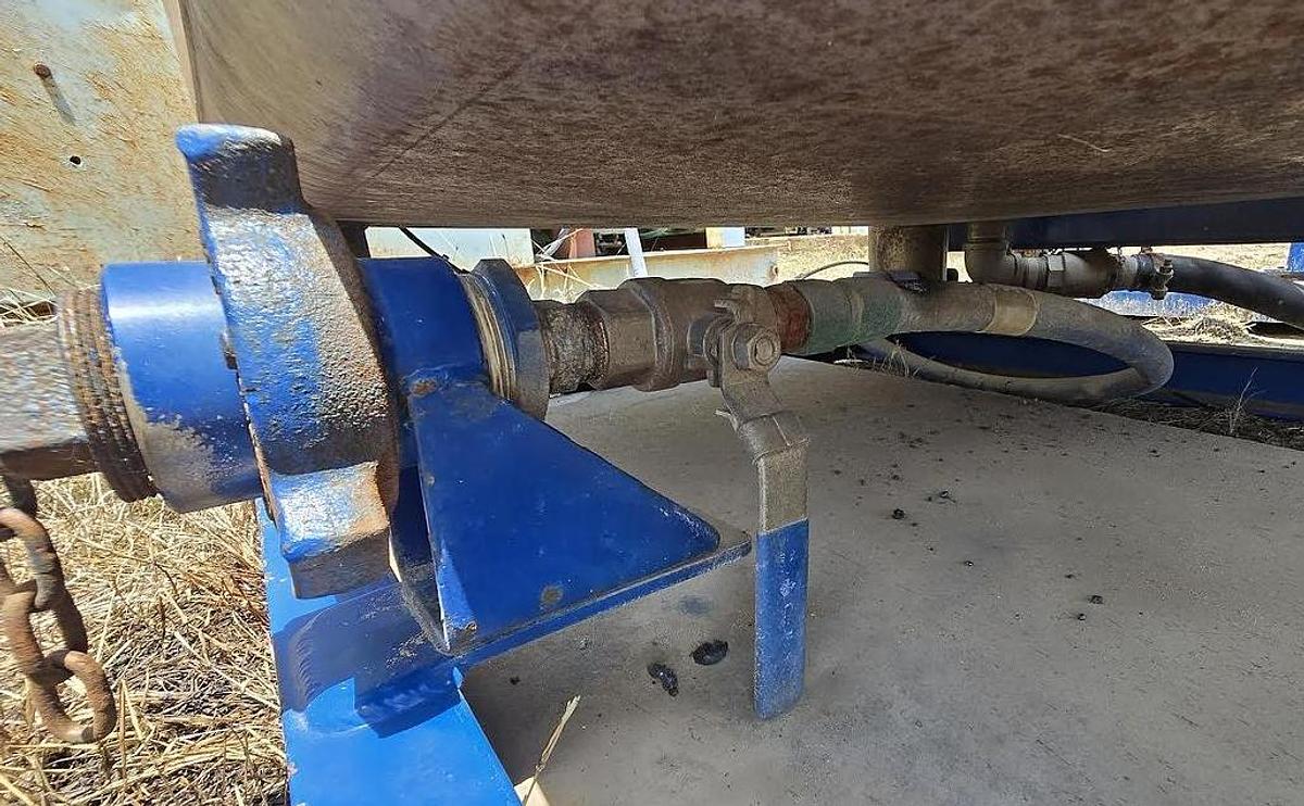 Used 350 Gallon Skid Mounted Tank