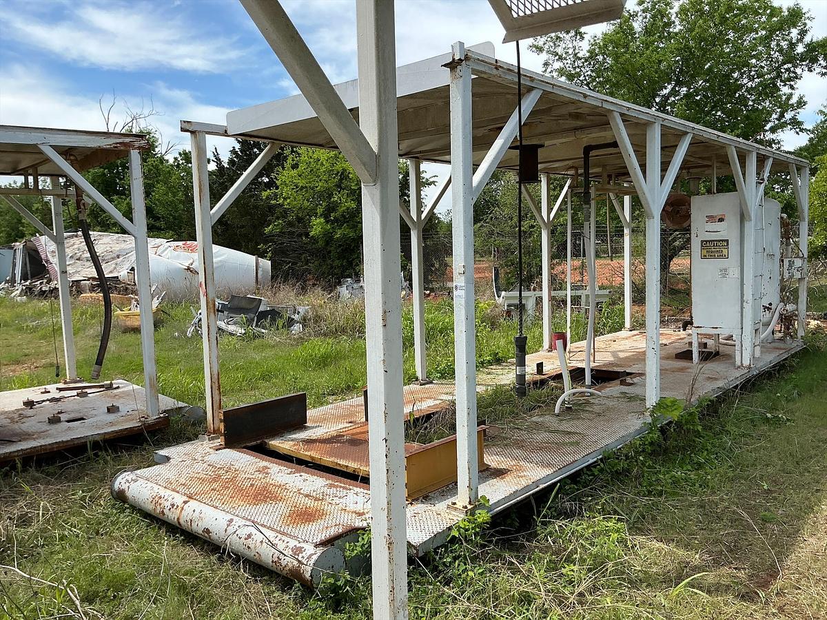 Used Empty Generator Shed on Skids