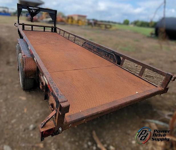 Used 2014 Texas Pride 20FT Lowboy Trailer