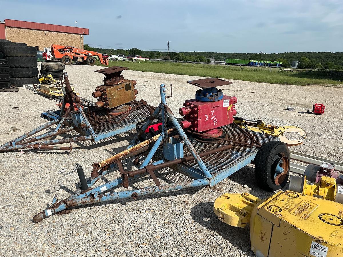 Used Manual Double Shutter BOP Trailered