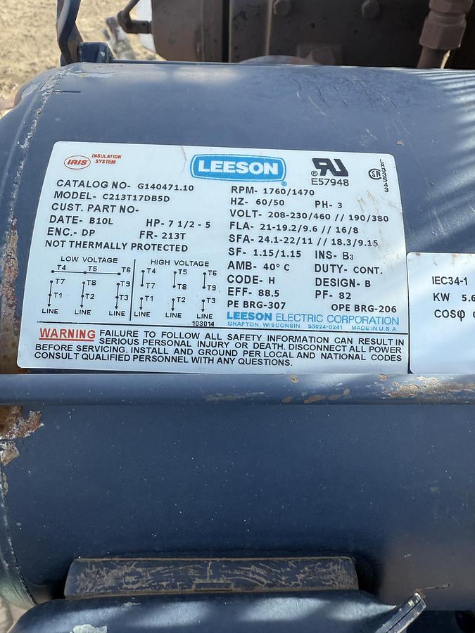 Used Castair  Air compressor