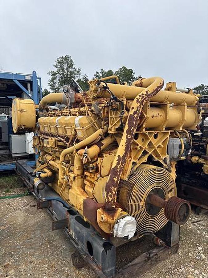 Used 2001 CAT 3512 B Engine w/Generator Drive