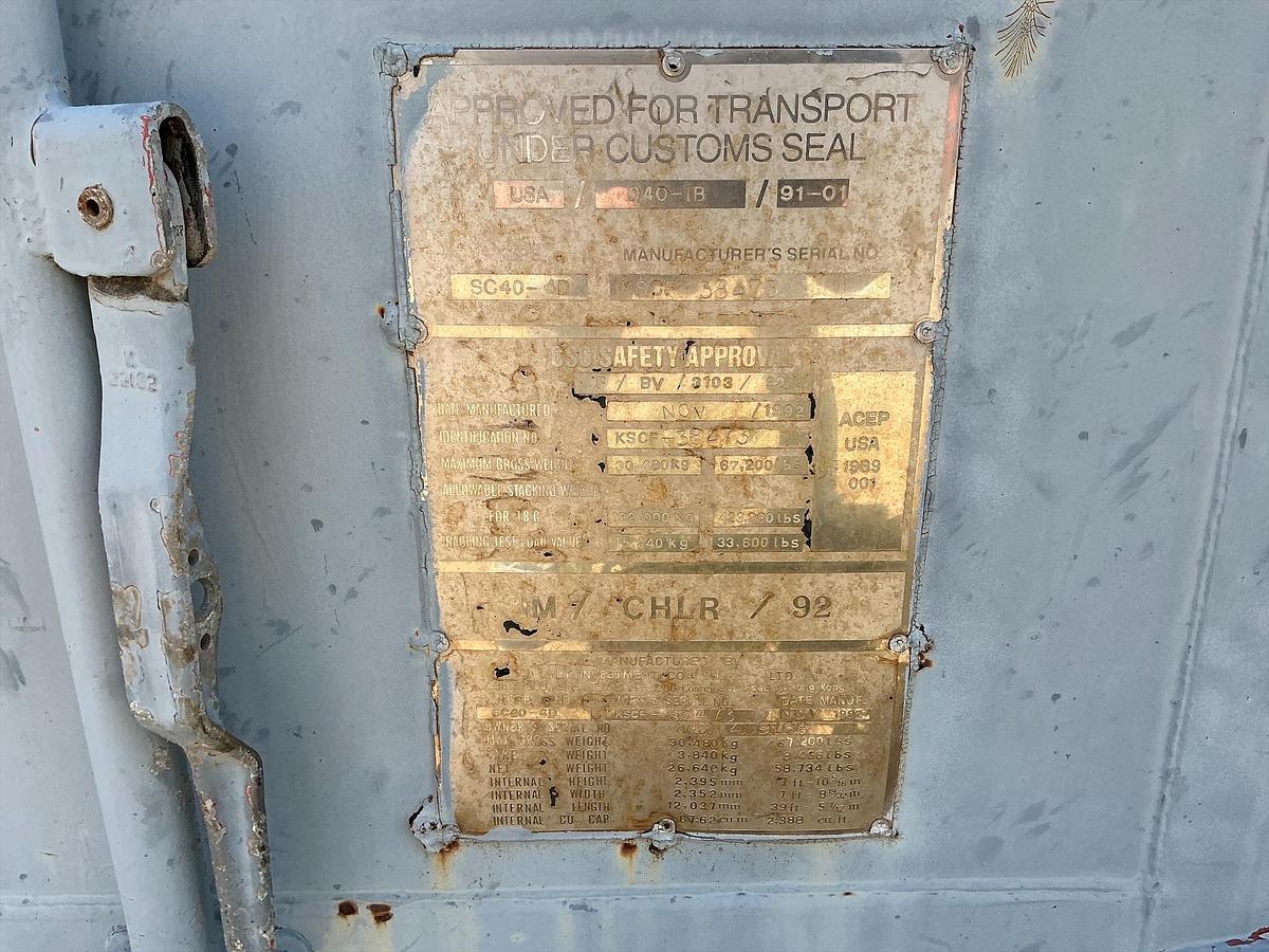 Used Connex Shelves 