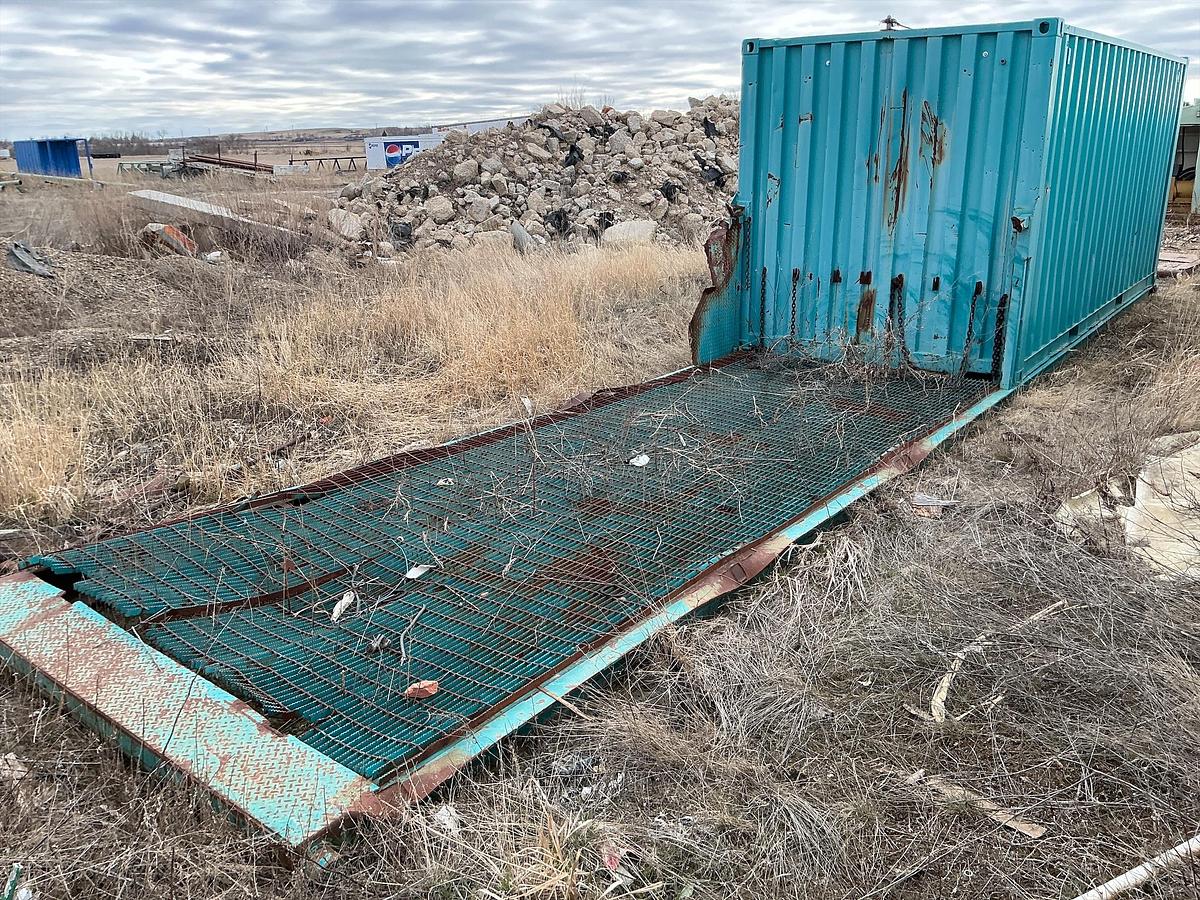 Used Welded Steel Connex w/Misc.