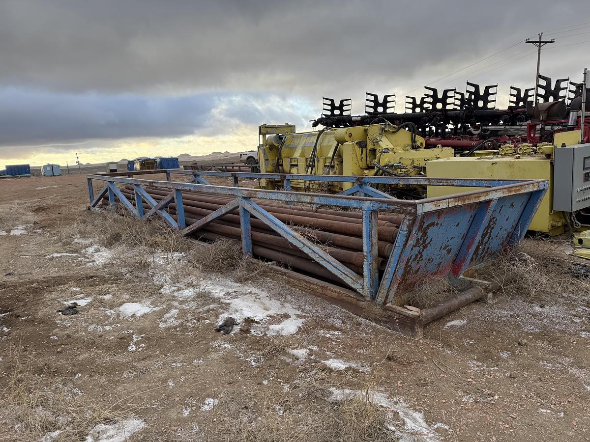 Used Steel Pipe Tub with Drill Pipe