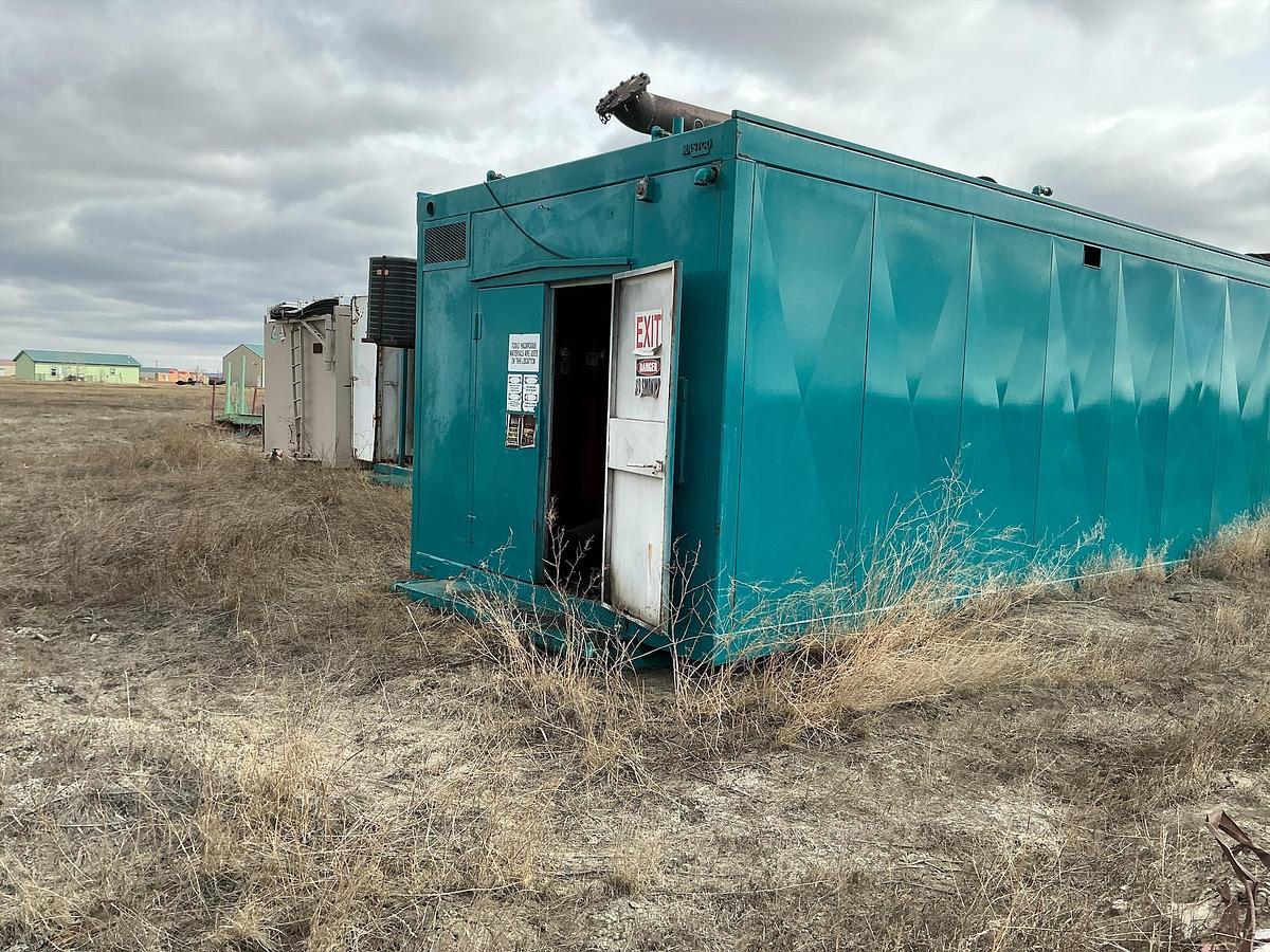 Used Welded Steel Generator Shed