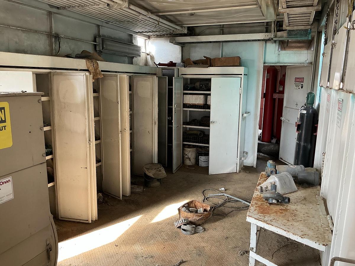 Used Welded Steel Generator Shed