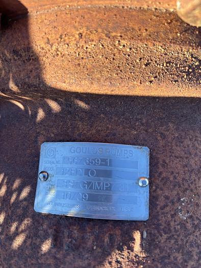 Used Goulds Pumps 12 inch, 3 Stage Vertical Turbine Pump