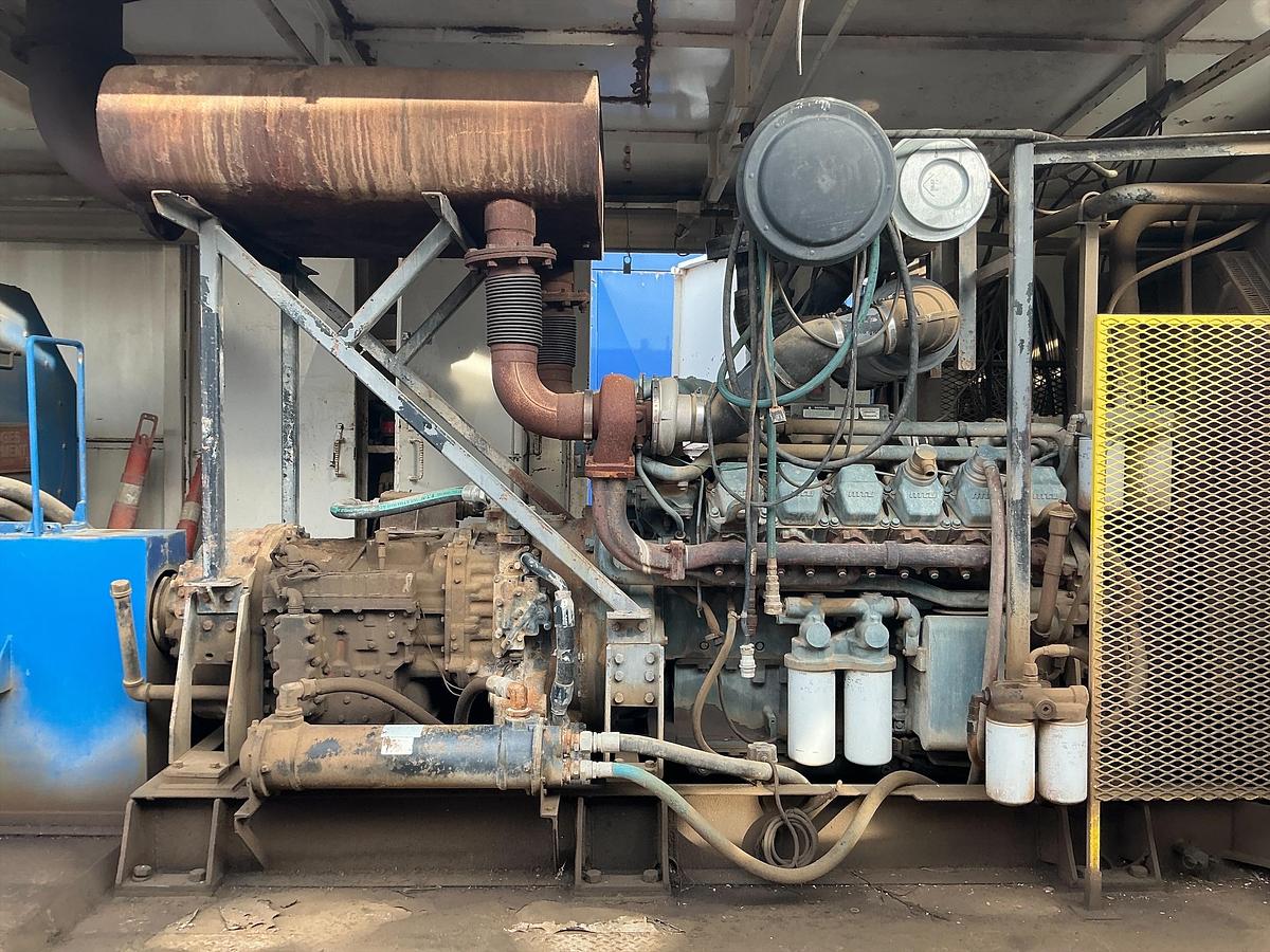 Used Mud Pump Skid Building w/ MTU Diesel Engine w/ RS-F1000 Pump