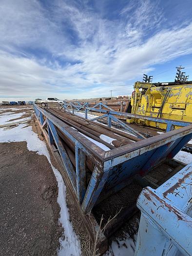 Used Pipe Tub with Drill Pipe