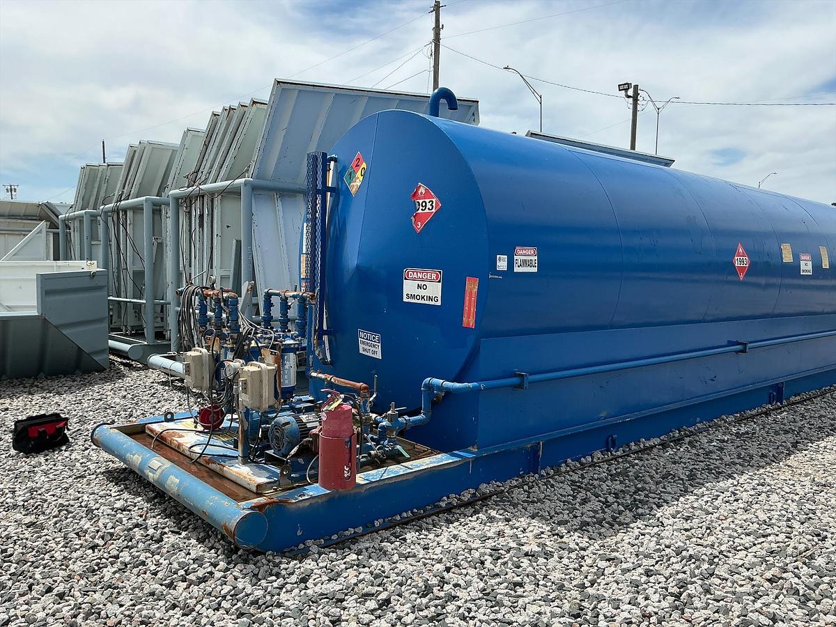 Used Welded Steel Fuel Tank on Skids
