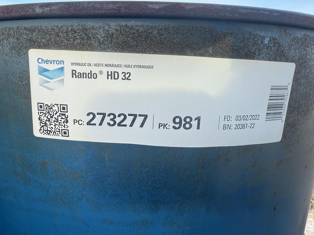 Used 55 Gallon Drum Hydraulic Oil