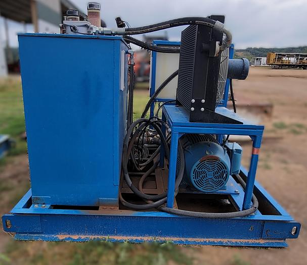 Used  KUDU Industries Portable Hydraulic Power Unit, Skid Mounted