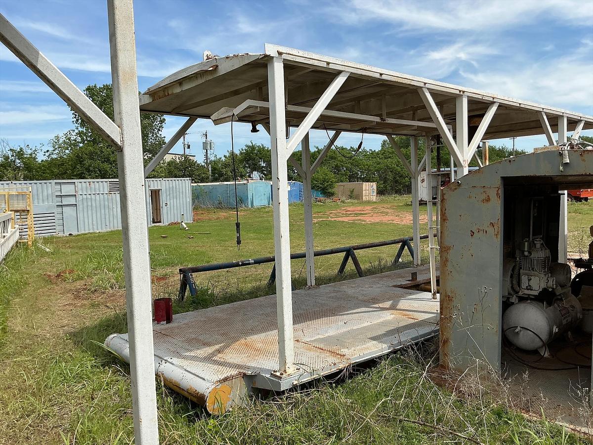 Used Empty Generator Shed on Skids