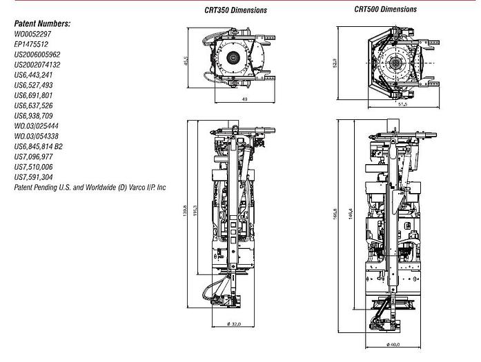 Used NOV CRT 350 Casing Running Tool