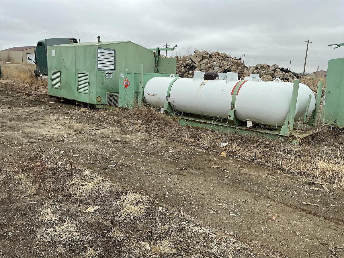 Used Welded Steed Generator Shed