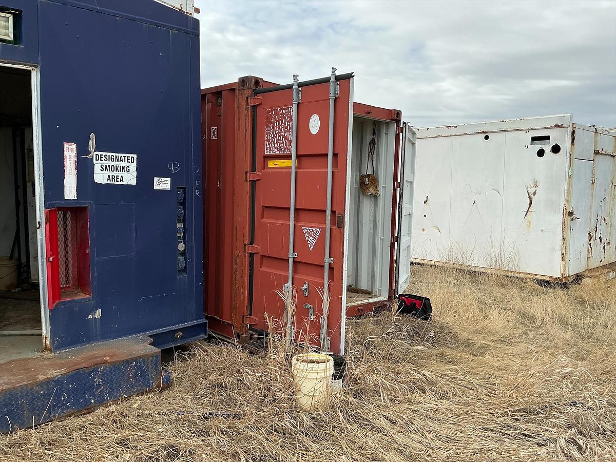 Used Welded Steel 40 ft. Conex Box 