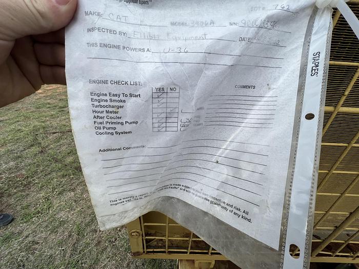 Used Caterpillar 3406 A