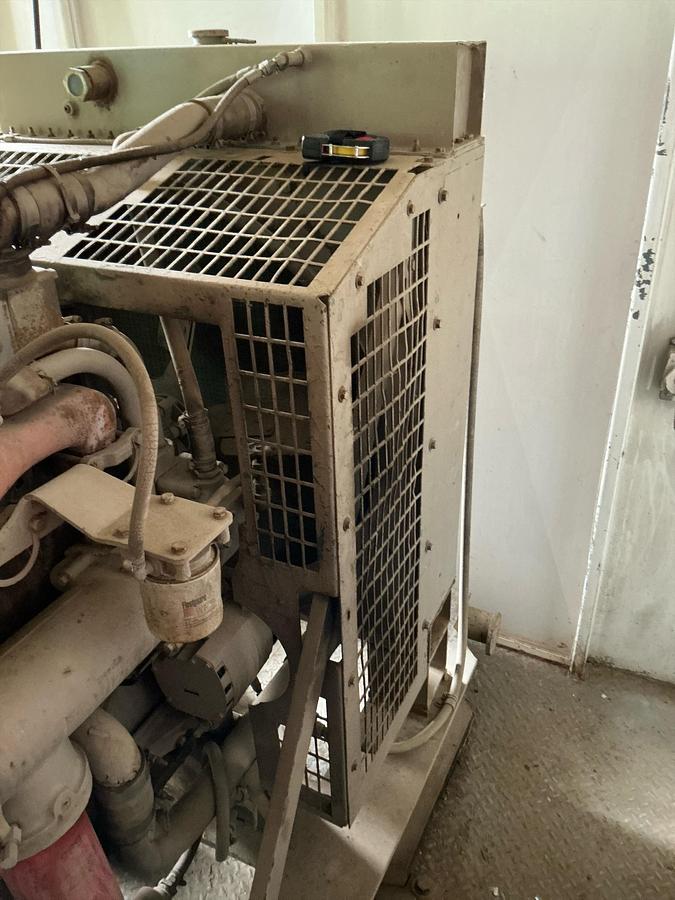 Used Welded Steel Generator Shed