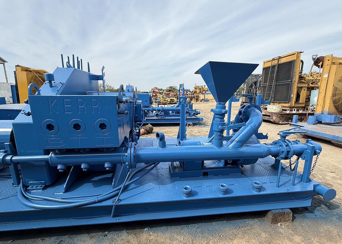 Used Kerr T-60 Triplex Pump Powered by C15 Engine